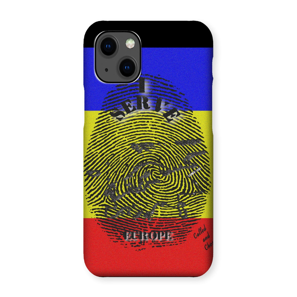 I Serve Europe Fingerprint Snap Phone Case