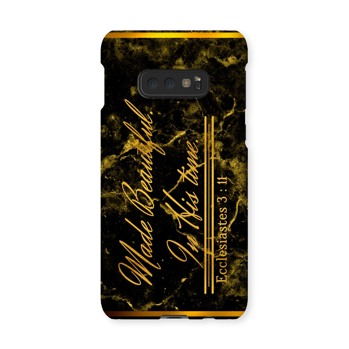 Made Beautiful in His Time || Ecclesiastes 3:11 Snap Phone Case