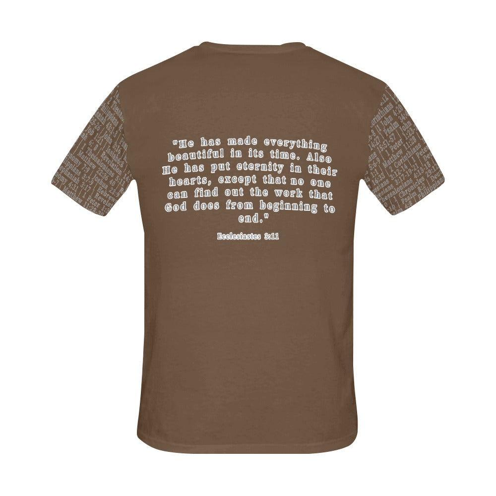 Adult Unisex Ecclesiastes 3:11 D.H.W. Jersey Tee