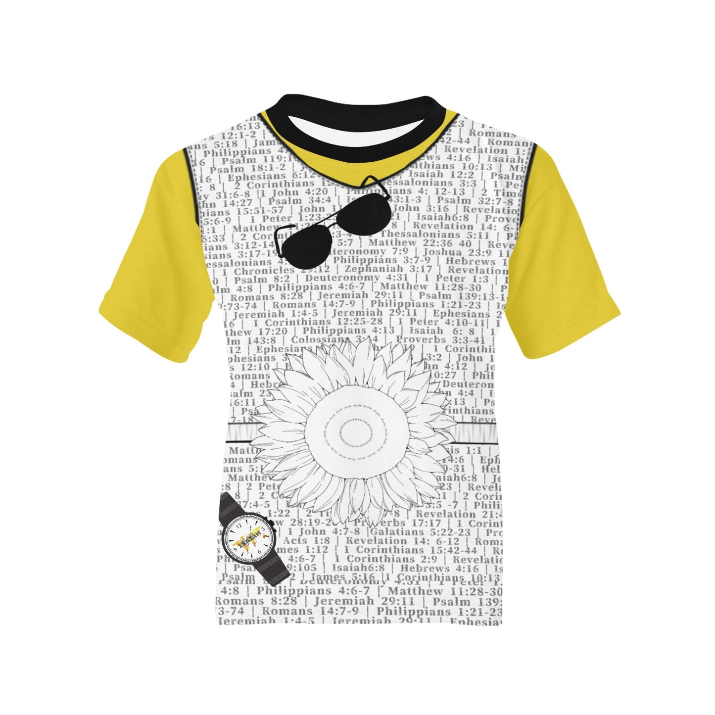 Youth Girl Psalm 46:10 Covered T-Shirt