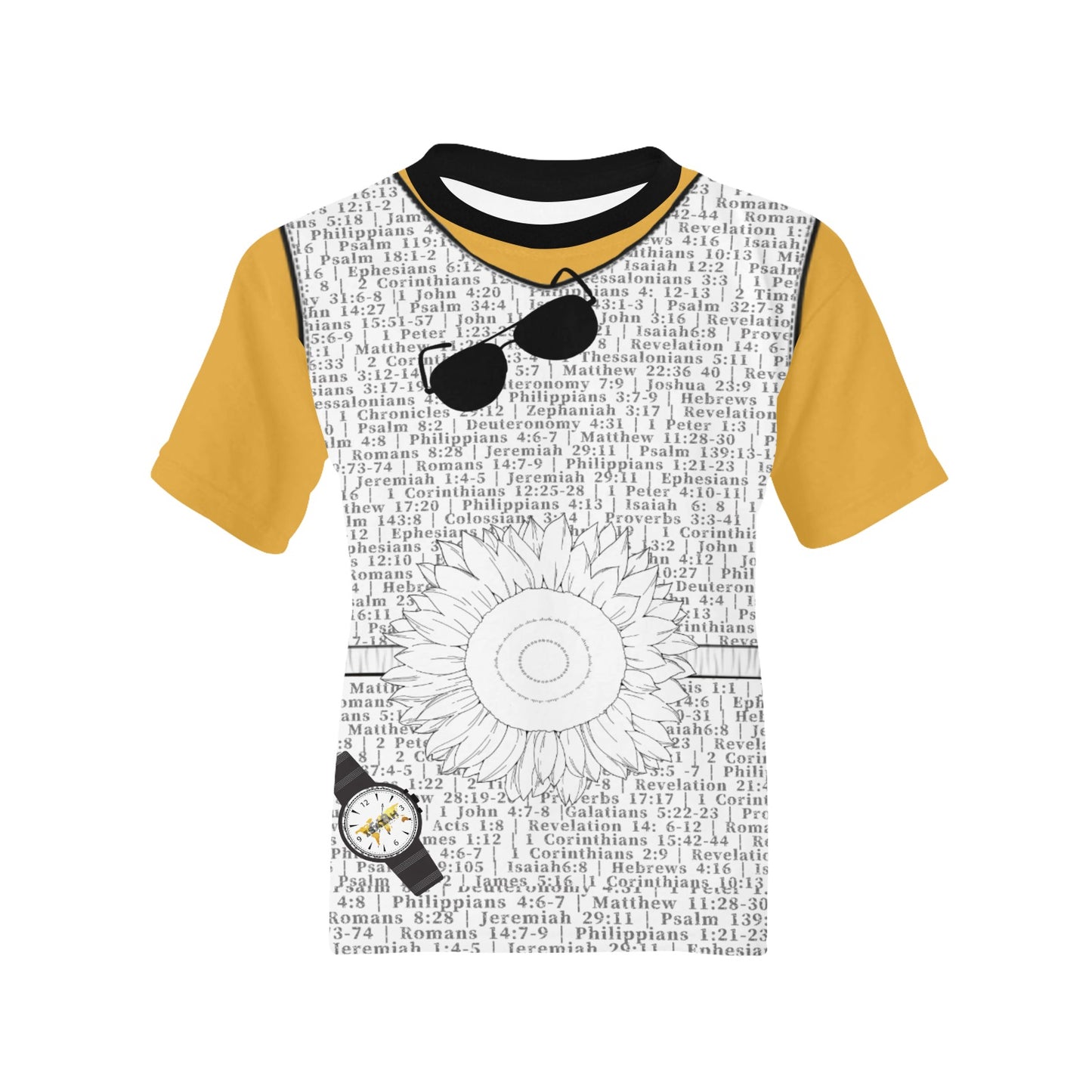 Youth Girl Psalm 46:10 Covered T-Shirt