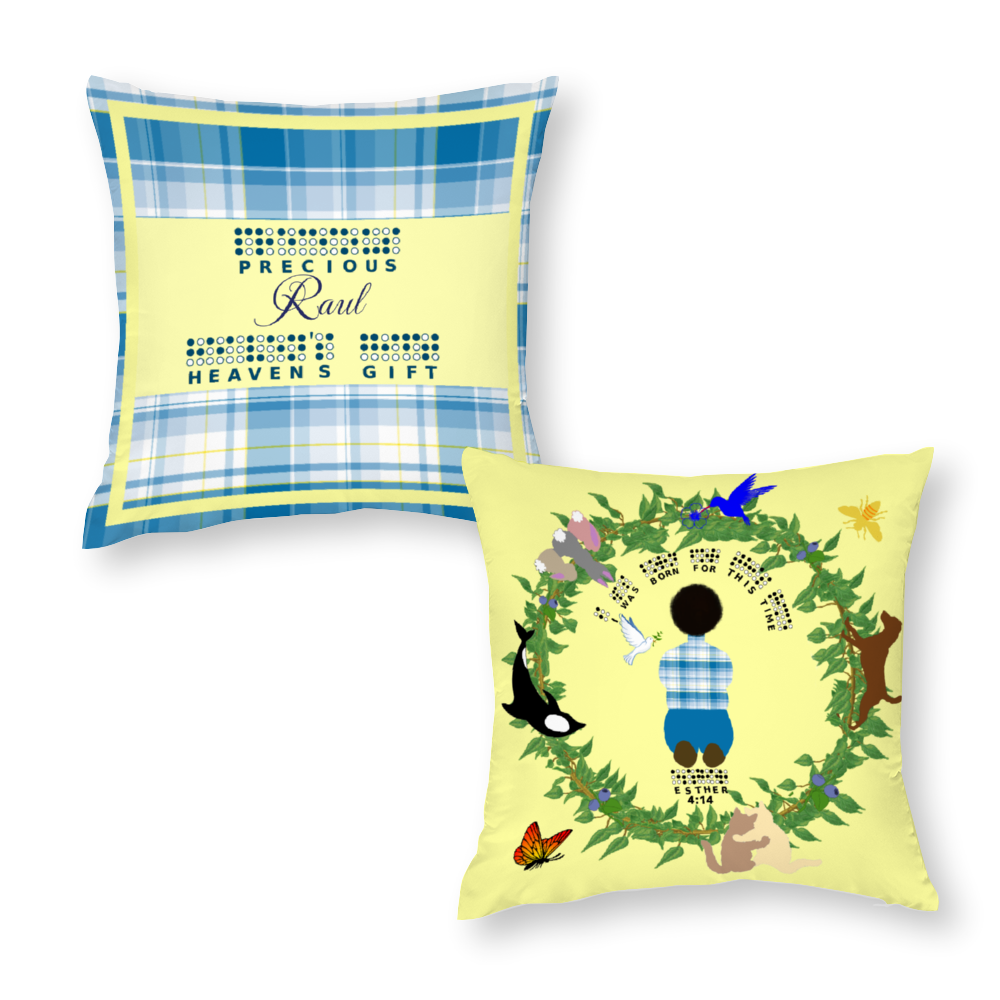 Braille || Born For This Time Boy’s Pillowcase Set