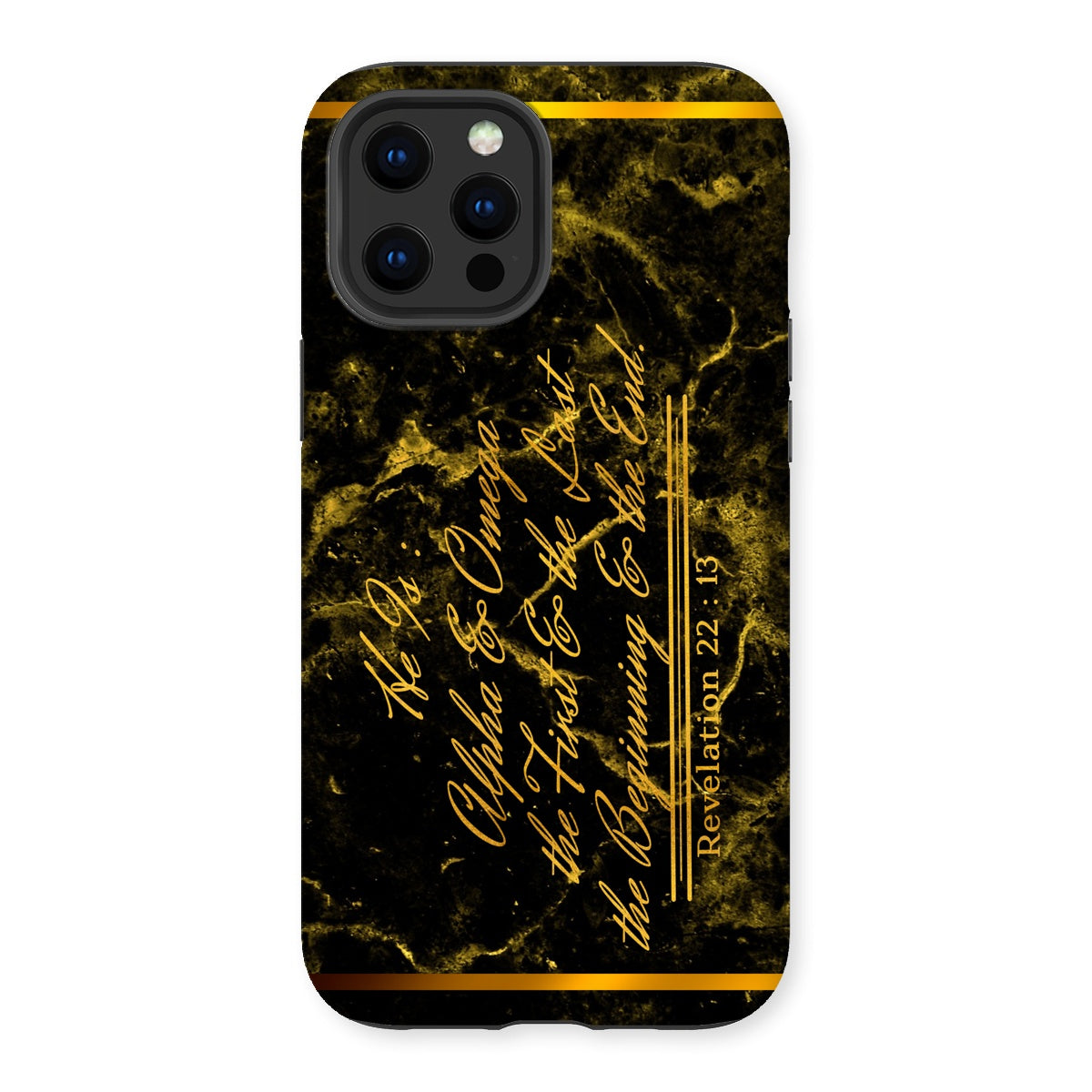 Alpha & Omega || Revelation 22:13 Tough Phone Case