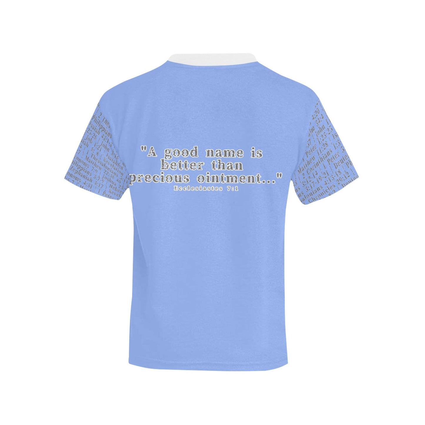 Youth Unisex Ecclesiastes 7:1 Covered T-Shirt