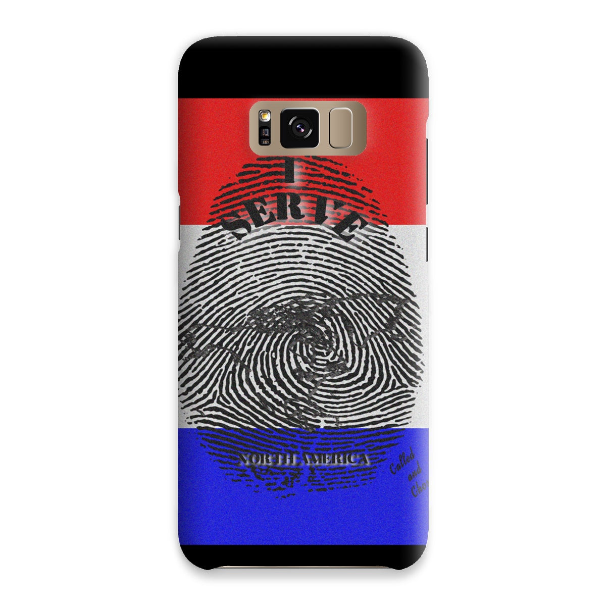 I Serve North America Fingerprint Snap Phone Case