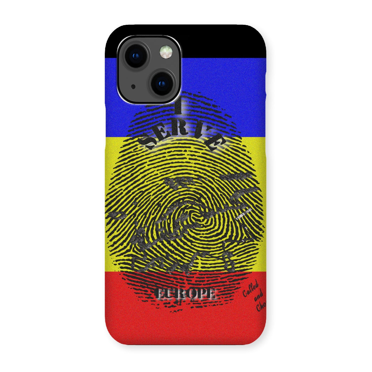 I Serve Europe Fingerprint Snap Phone Case