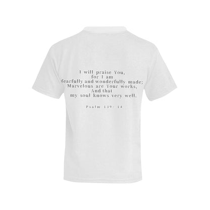 Youth Girl Psalm 139:14 Covered T-Shirt