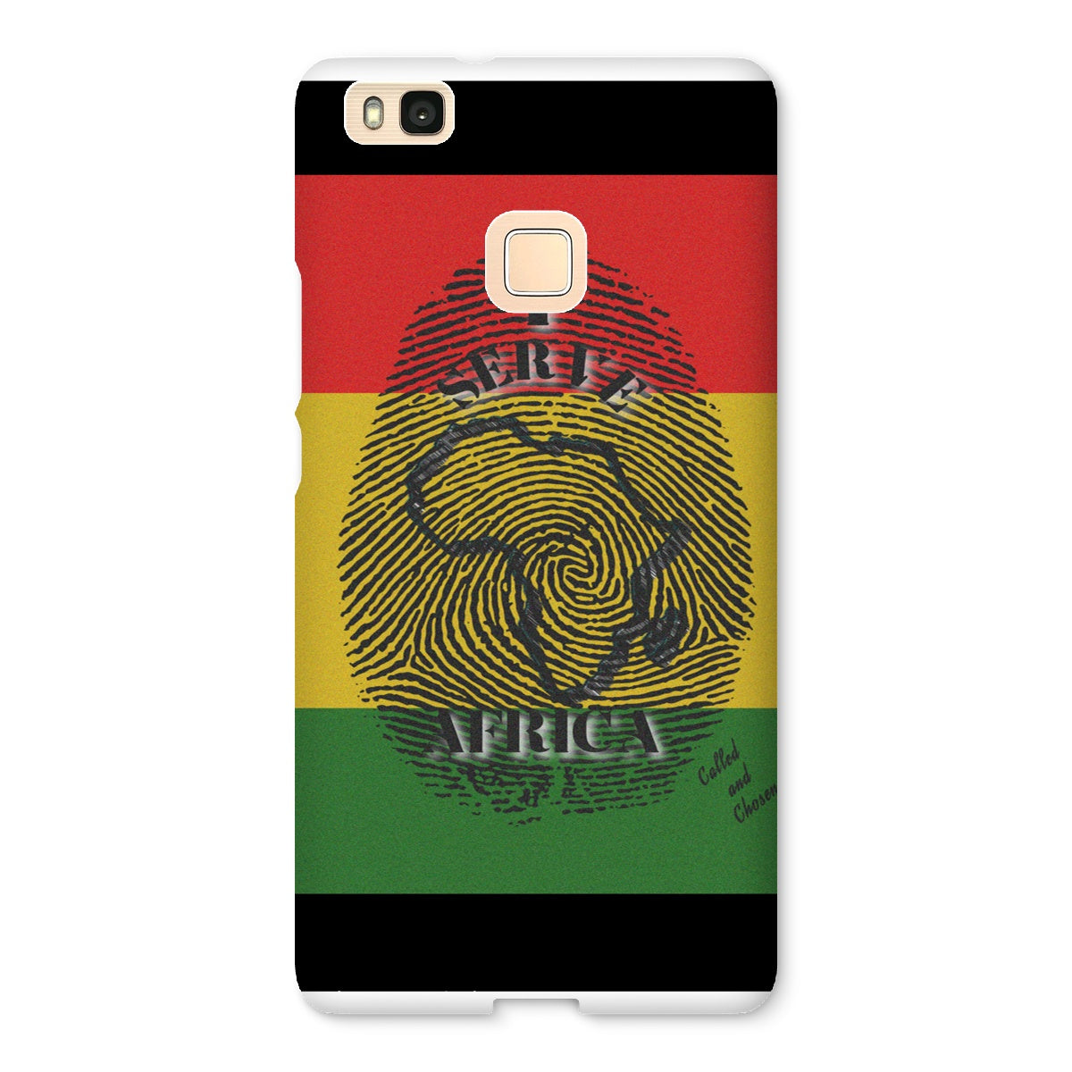 I Serve Africa Fingerprint Snap Phone Case