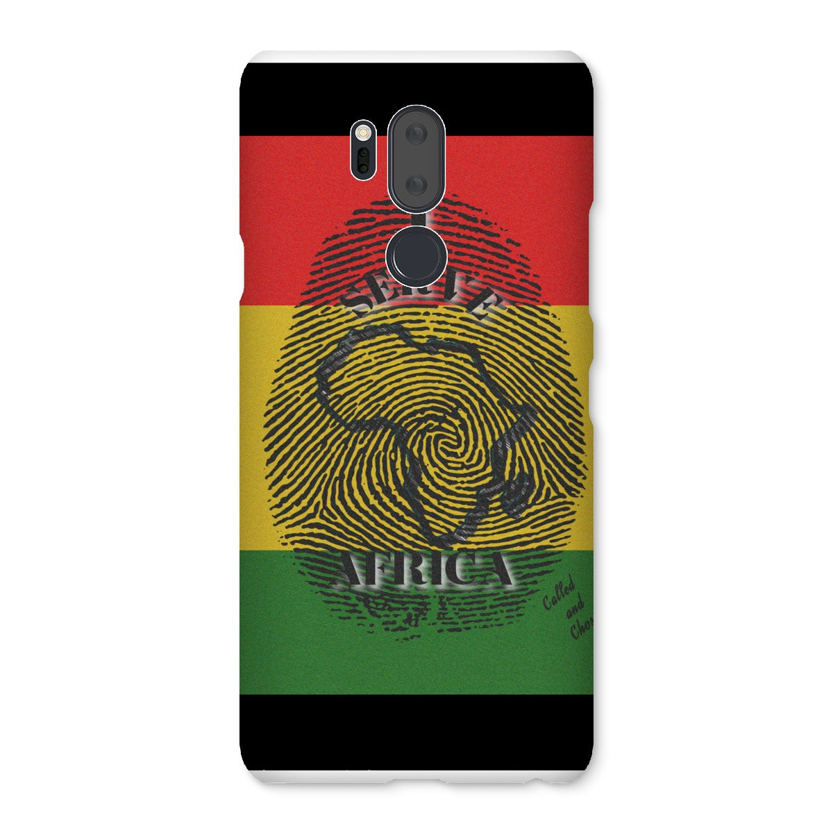 I Serve Africa Fingerprint Snap Phone Case