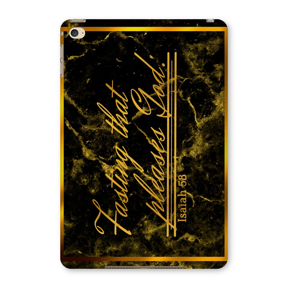 Fasting that Pleases God || Isaiah 58 iPad Case