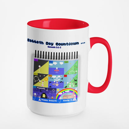 English || Sabbath Countdown 15 oz Mug