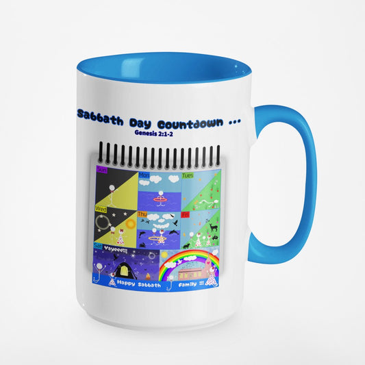English || Sabbath Countdown 15 oz Mug