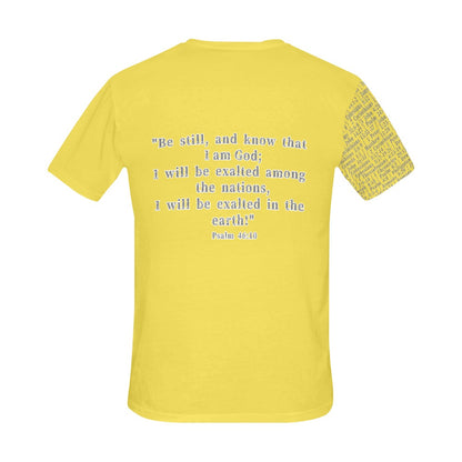 Adult Unisex Psalm 46:10 D.H.W. Jersey Tee