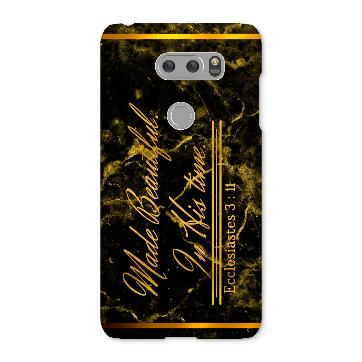 Made Beautiful in His Time || Ecclesiastes 3:11 Snap Phone Case