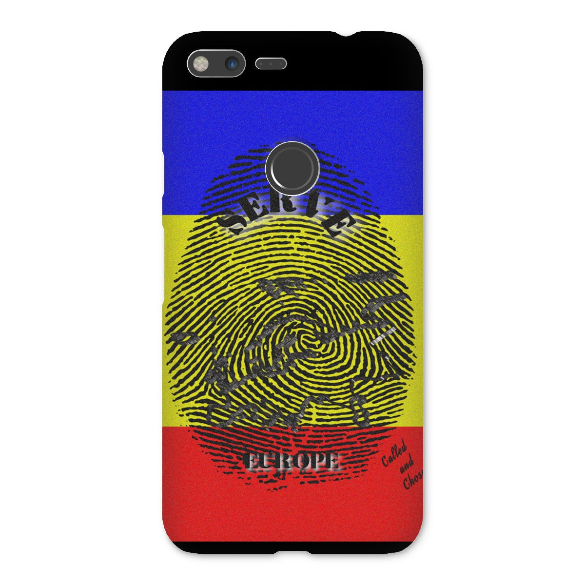 I Serve Europe Fingerprint Snap Phone Case