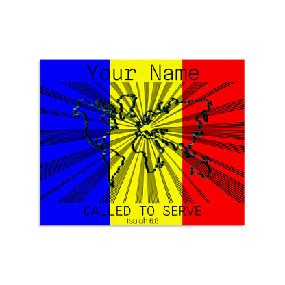 Called to Serve Europe Frame Canvas, 20x16 Inch