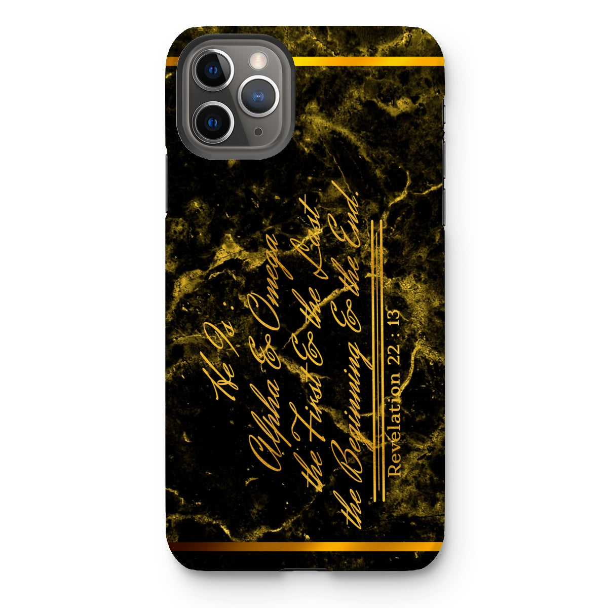Alpha & Omega || Revelation 22:13 Tough Phone Case