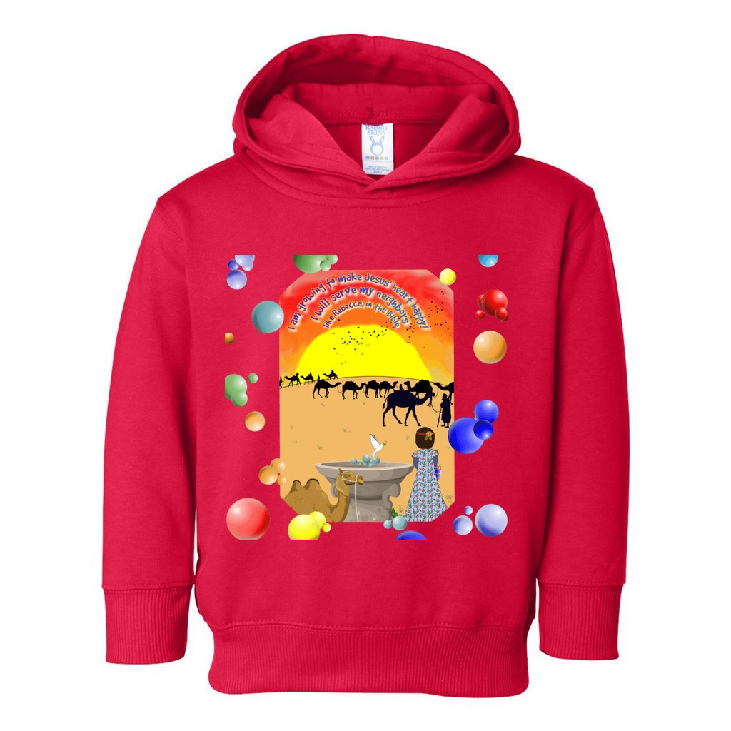 Making Jesus Merry Like Rebecca Girl's Toddler Hoodie