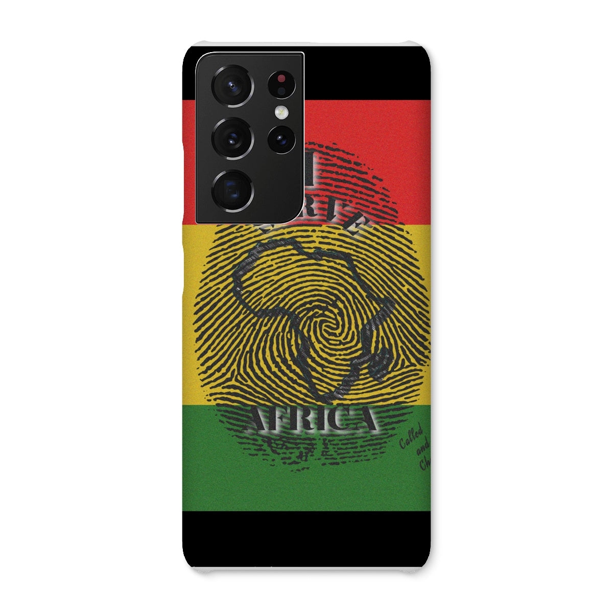 I Serve Africa Fingerprint Snap Phone Case