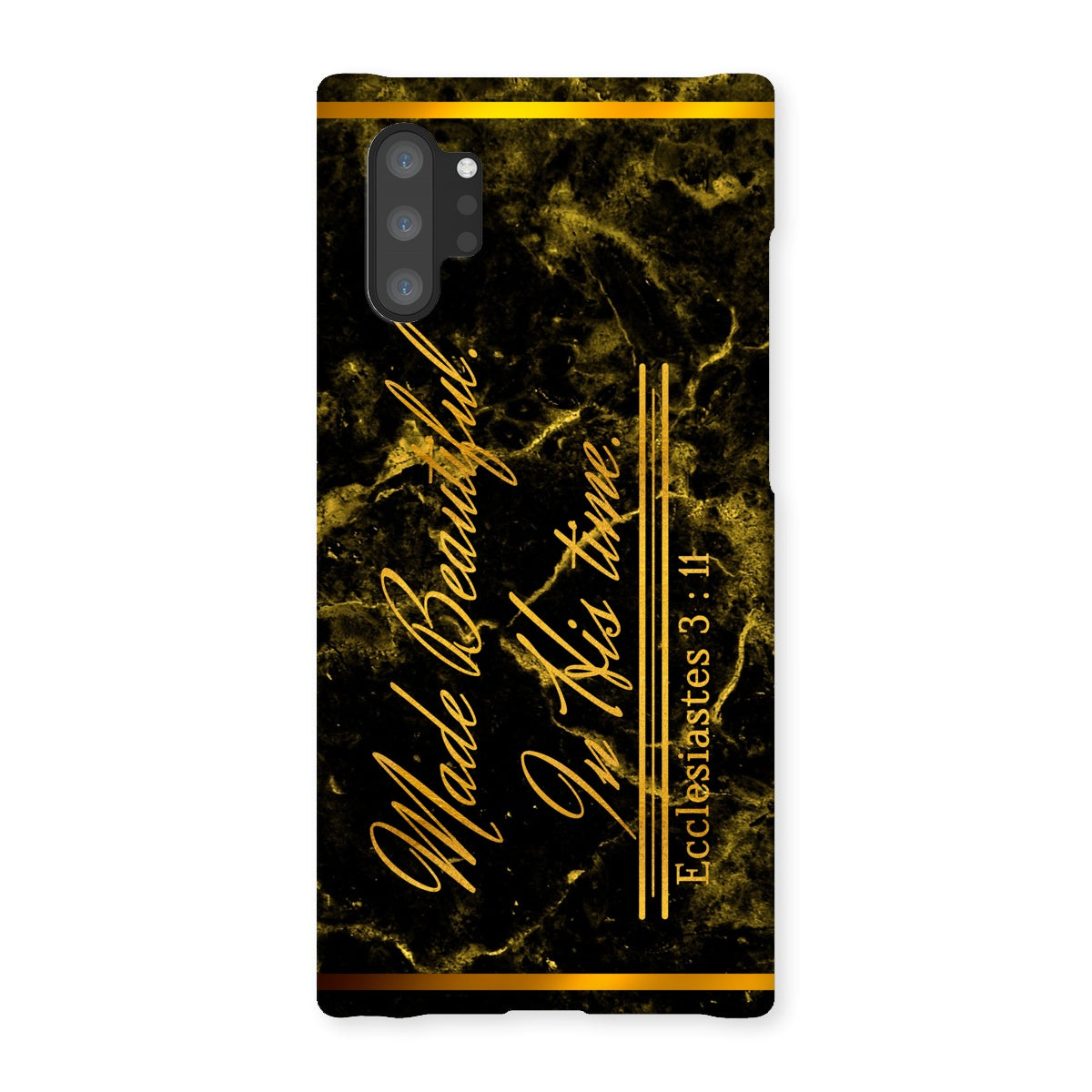 Made Beautiful in His Time || Ecclesiastes 3:11 Snap Phone Case