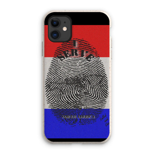 I Serve North America Fingerprint Eco Phone Case