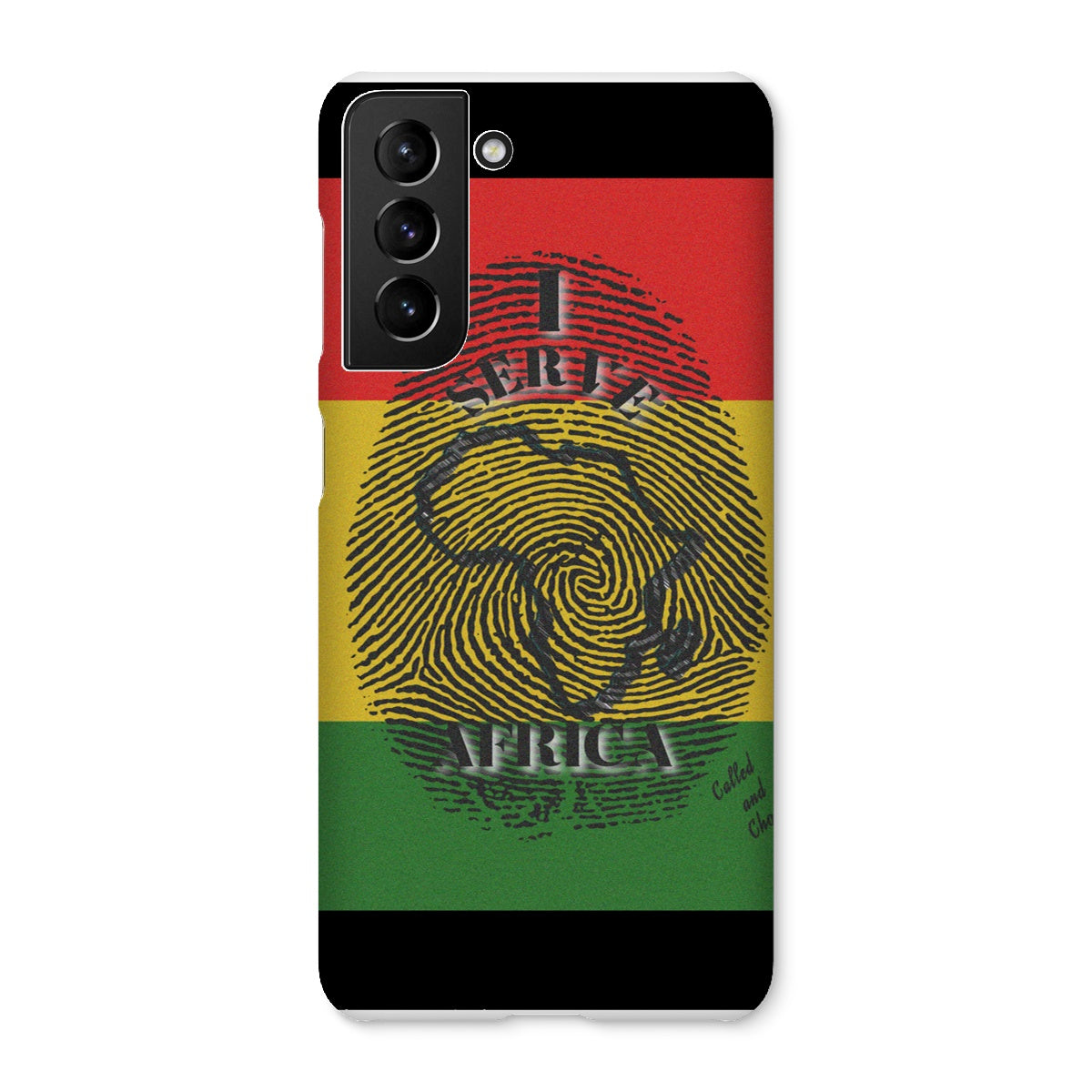 I Serve Africa Fingerprint Snap Phone Case