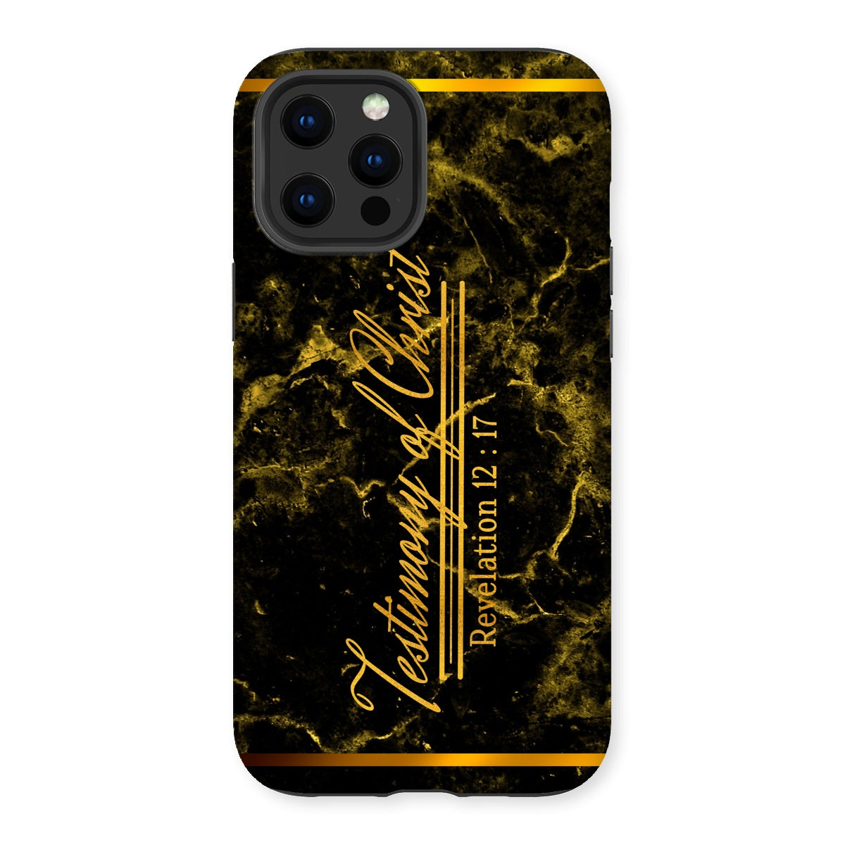 Testimony of Christ || Revelation 12:17 Tough Phone Case