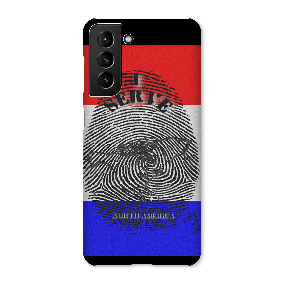 I Serve North America Fingerprint Snap Phone Case
