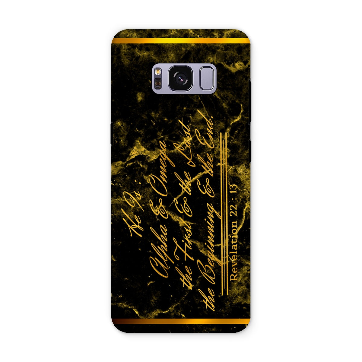 Alpha & Omega || Revelation 22:13 Tough Phone Case
