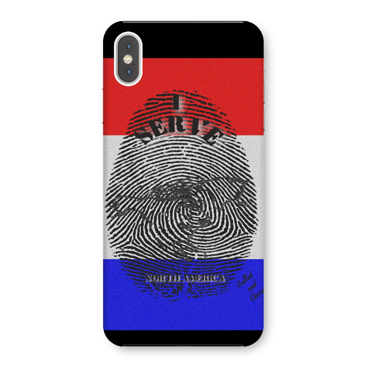 I Serve North America Fingerprint Snap Phone Case