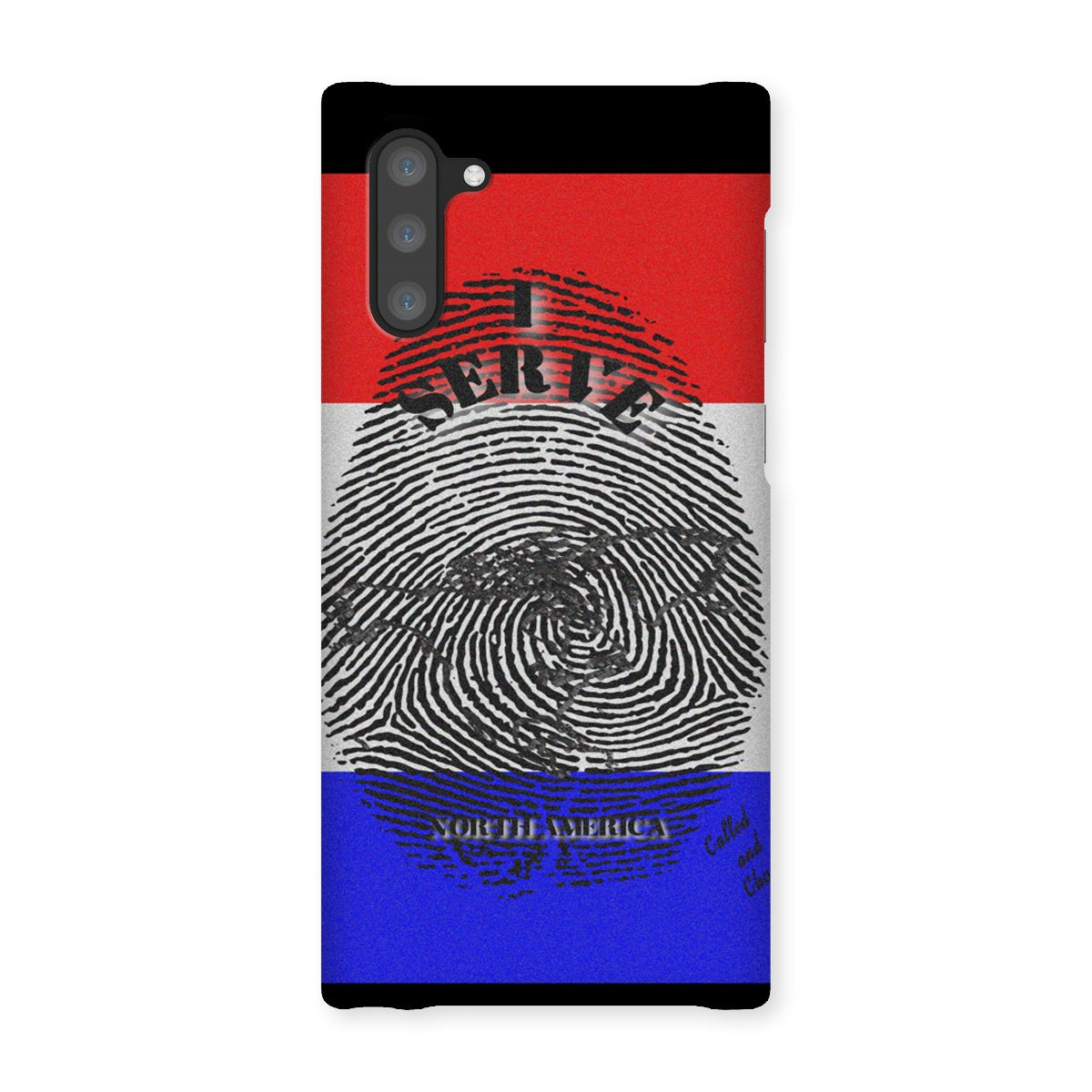 I Serve North America Fingerprint Snap Phone Case
