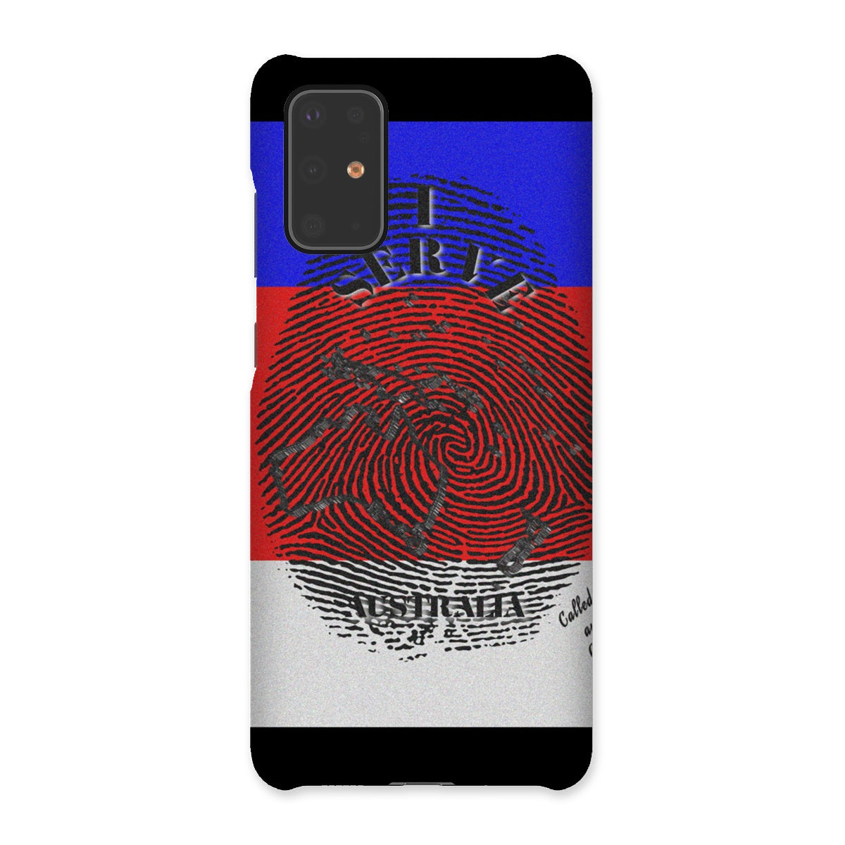 I Serve Australia Fingerprint Snap Phone Case