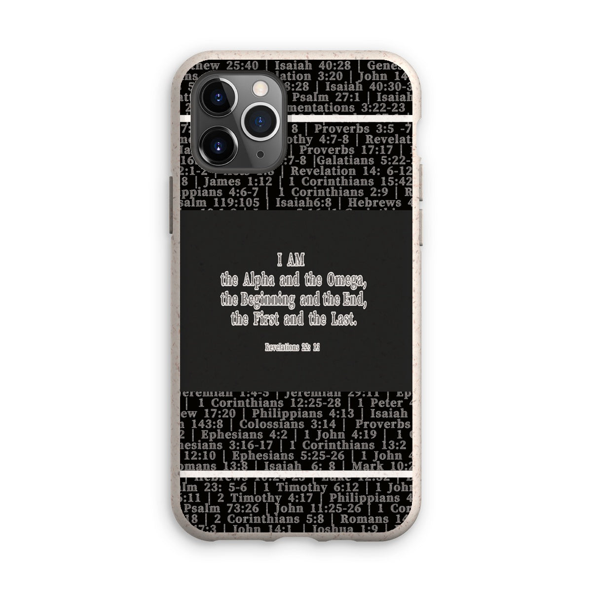 Revelation 22:13 Verse Eco Phone Case