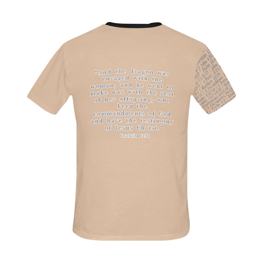 Adult Unisex Revelation 12:17 D.H.W. Jersey Tee