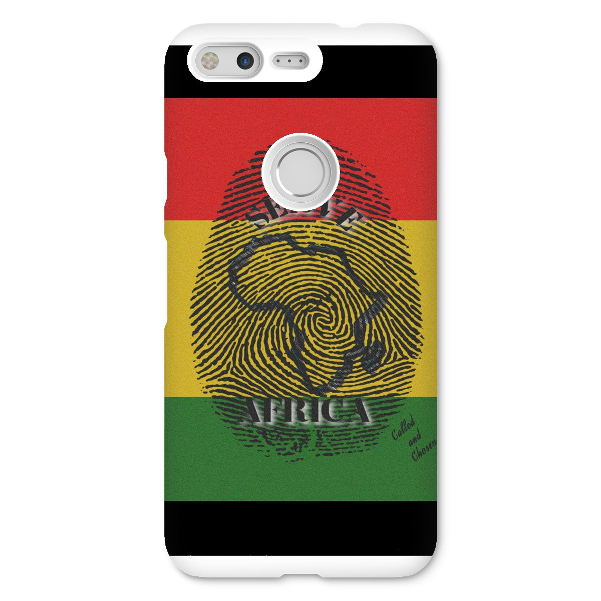 I Serve Africa Fingerprint Snap Phone Case