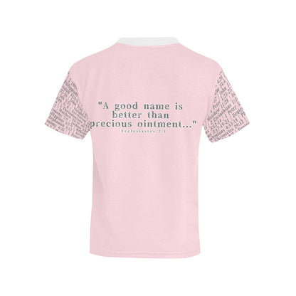 Youth Unisex Ecclesiastes 7:1 Covered T-Shirt