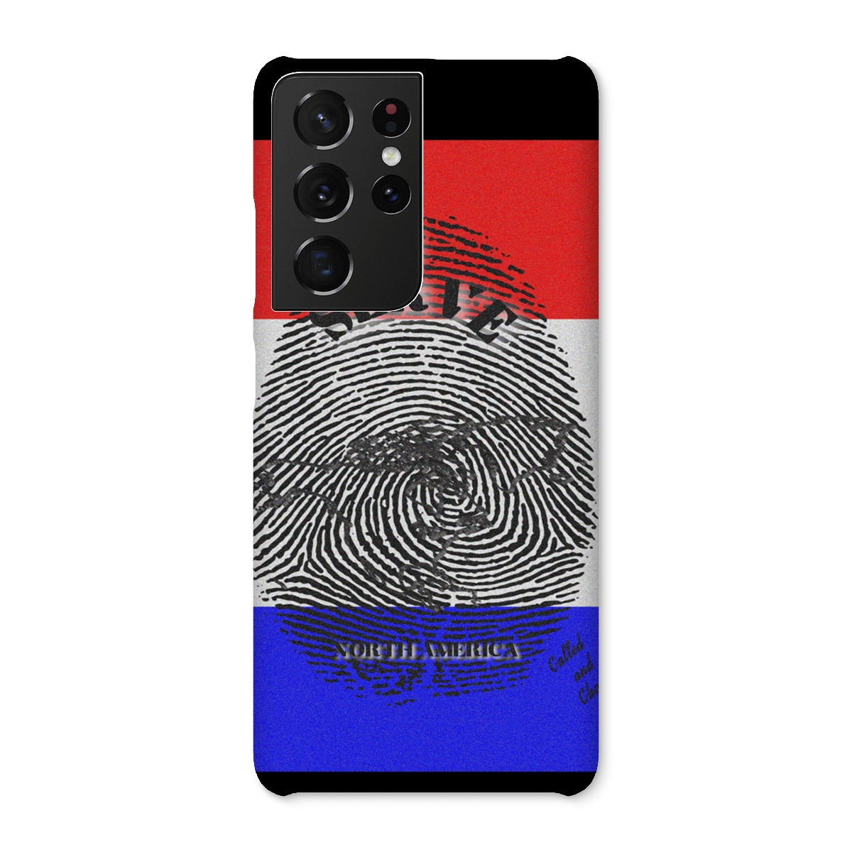I Serve North America Fingerprint Snap Phone Case