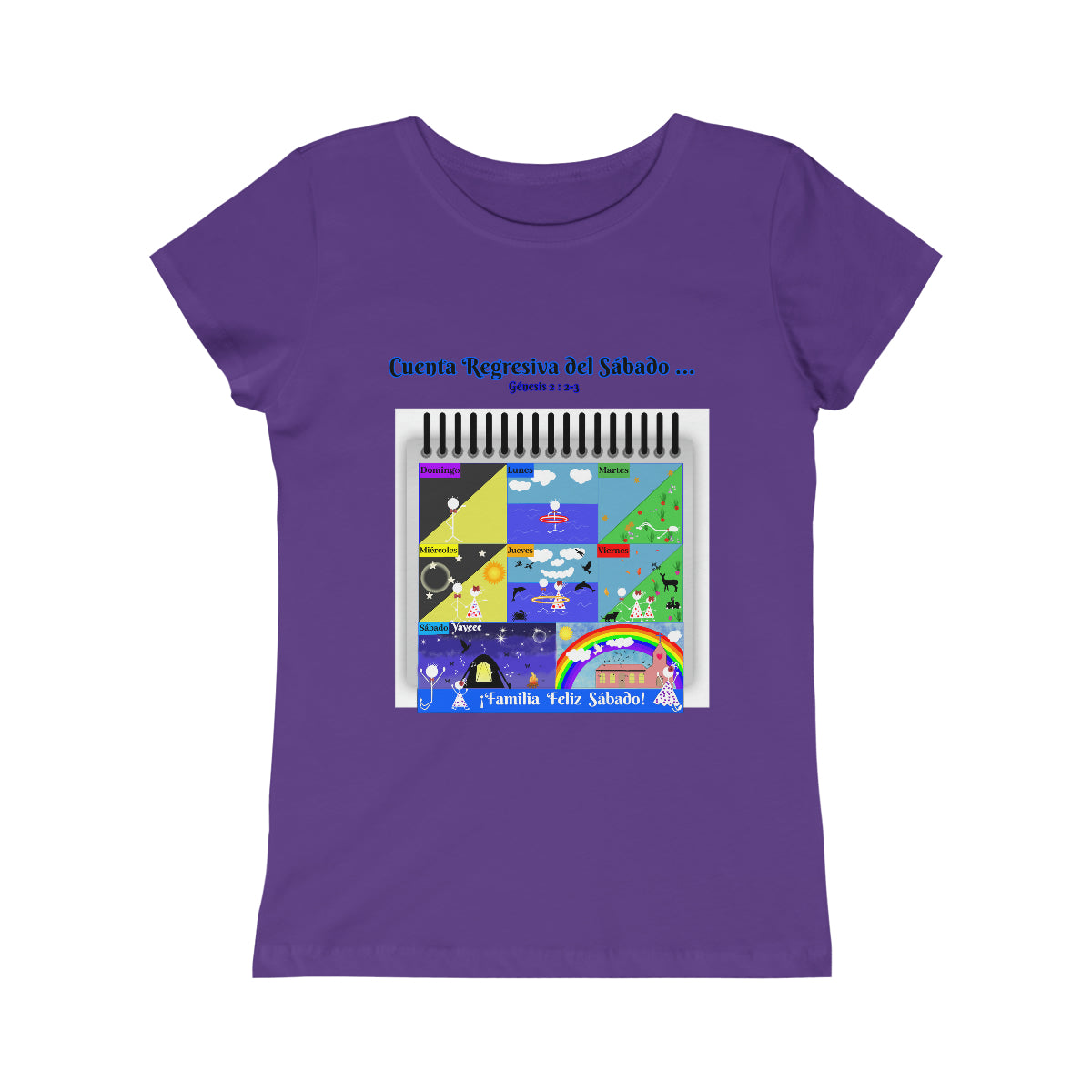 Spanish || Girl's Sabbath Family Matching Princess Shirt
