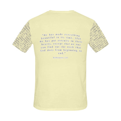 Adult Unisex Ecclesiastes 3:11 D.H.W. Jersey Tee