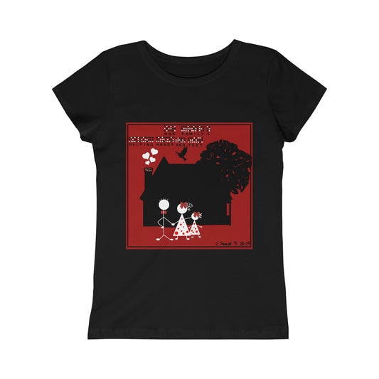 Braille || Youth Girl's Family-Band Matching Princess Tee