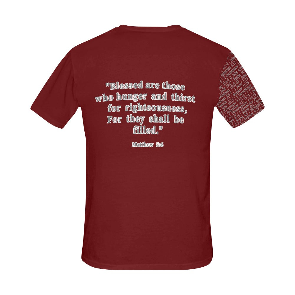 Adult Unisex Matthew 5:6 D.H.W. Jersey Tee