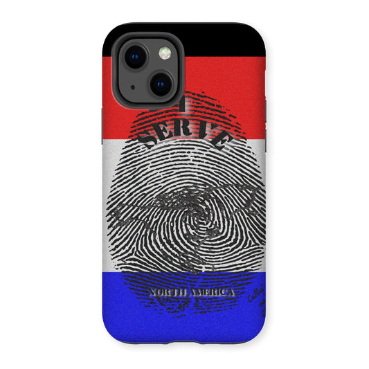 I Serve North America Fingerprint Tough Phone Case