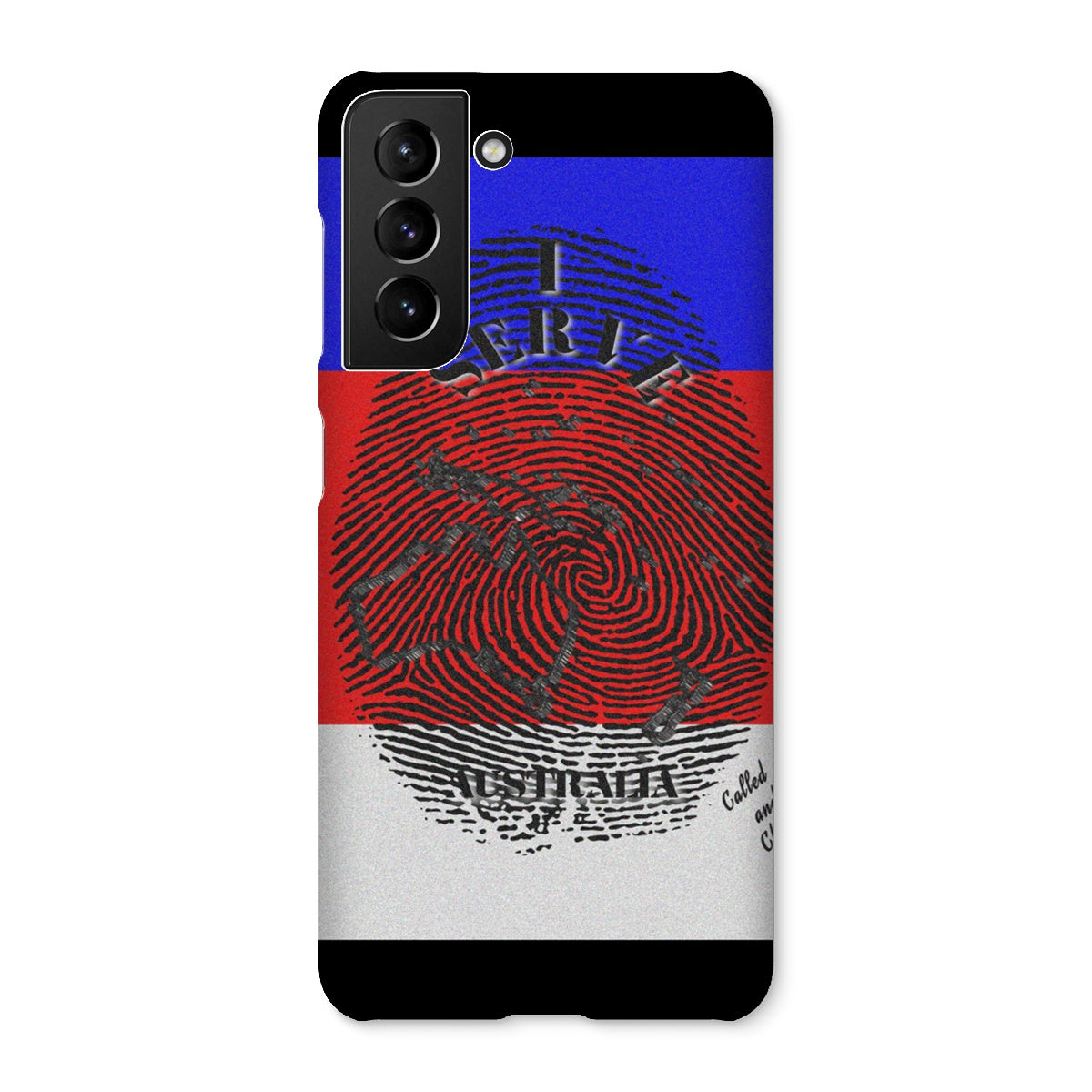 I Serve Australia Fingerprint Snap Phone Case