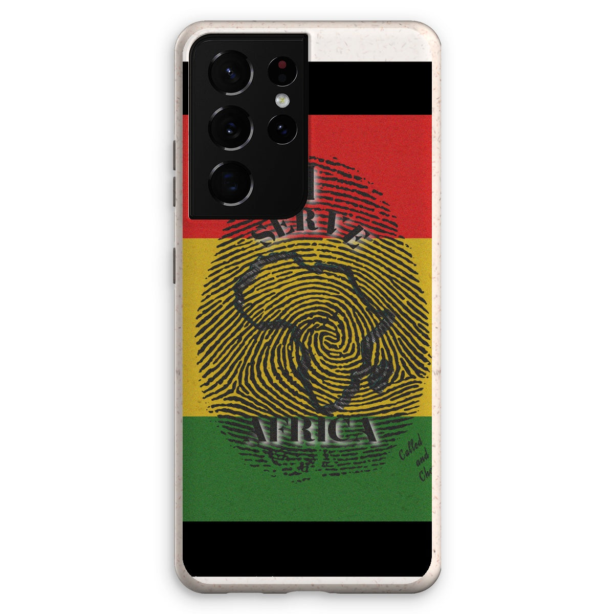 I Serve Africa Fingerprint Eco Phone Case