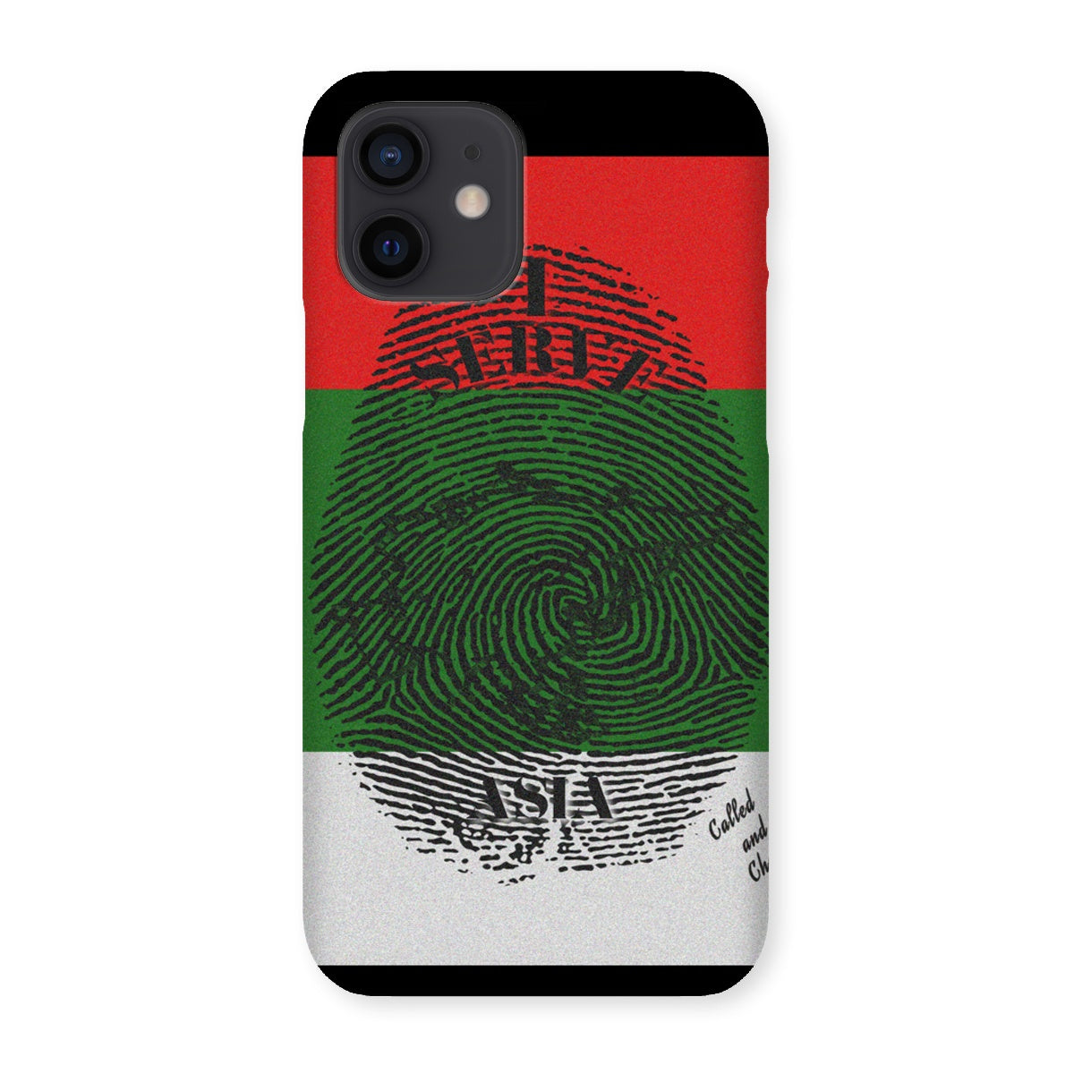 I Serve Asia Fingerprint Snap Phone Case