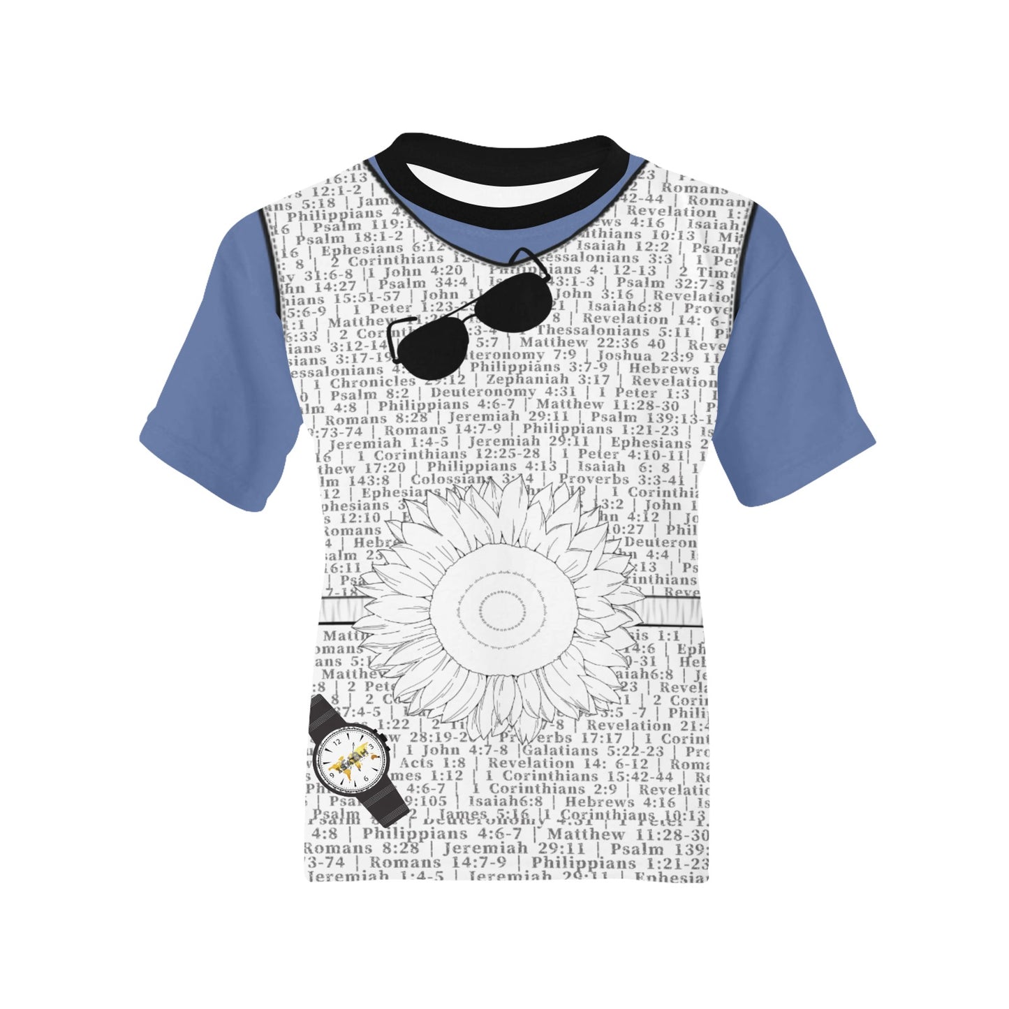 Youth Girl Psalm 46:10 Covered T-Shirt