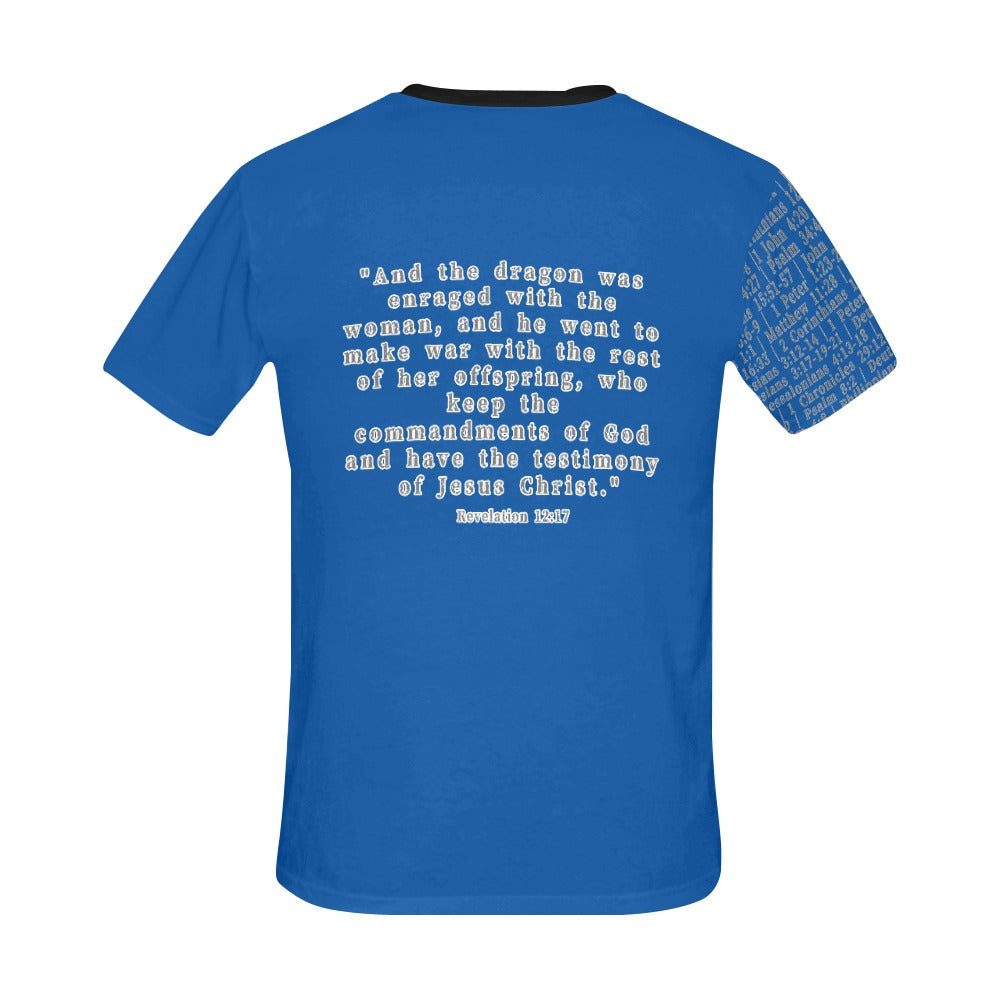 Adult Unisex Revelation 12:17 D.H.W. Jersey Tee