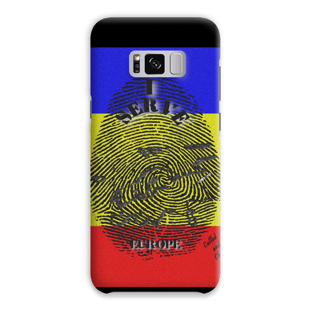 I Serve Europe Fingerprint Snap Phone Case