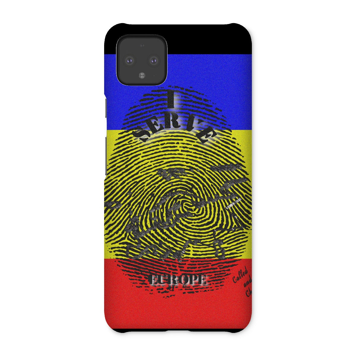 I Serve Europe Fingerprint Snap Phone Case