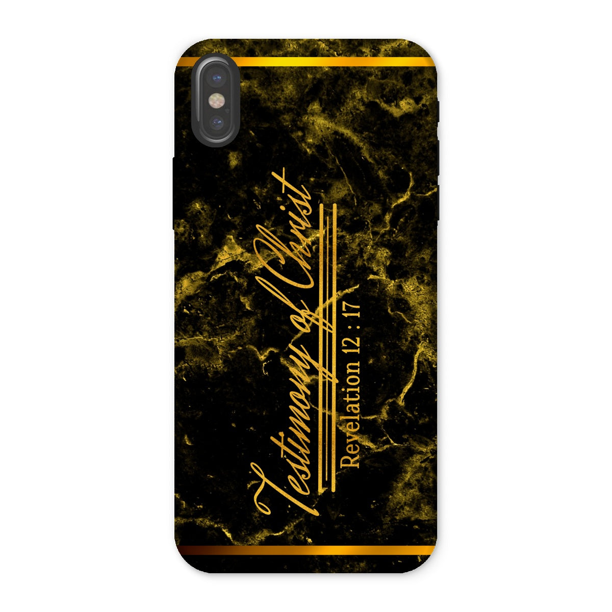 Testimony of Christ || Revelation 12:17 Tough Phone Case